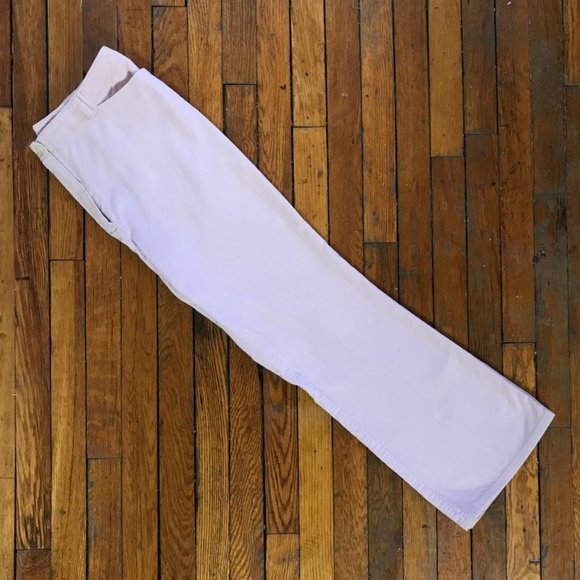 Vintage 90s Lauren Jeans Co Ralph Lauren Women‎ Pink Corduroy High Waisted Pants - Picture 1 of 4
